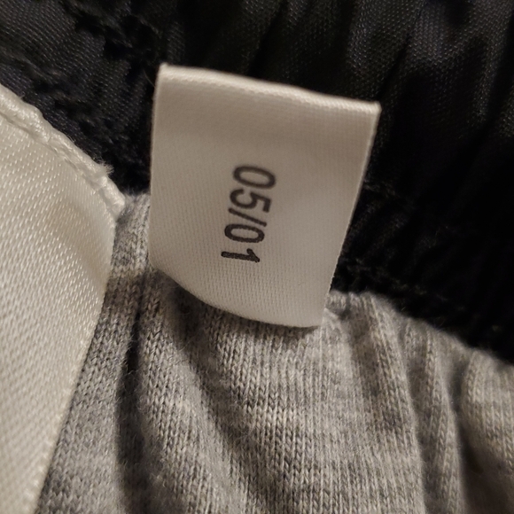 Vintage Adidas Stripe Athletic Joggers Lined Black Medium Elastic Waist Tie - Picture 6 of 7